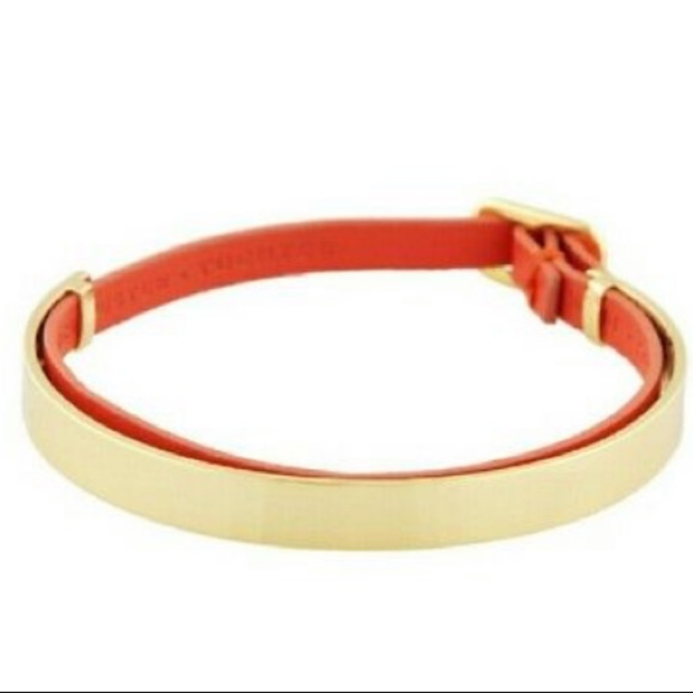 Stella & Dot leather cuff bracelet